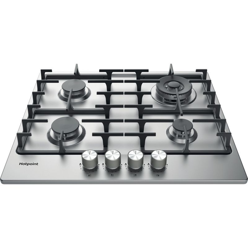 Hotpoint PPH60GDFIXUK 60cm Gas Hob - Stainless Steel