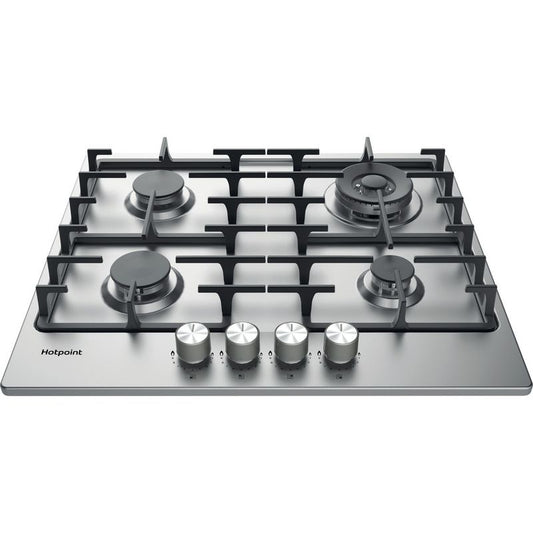 Hotpoint PPH60GDFIXUK 60cm Gas Hob - Stainless Steel