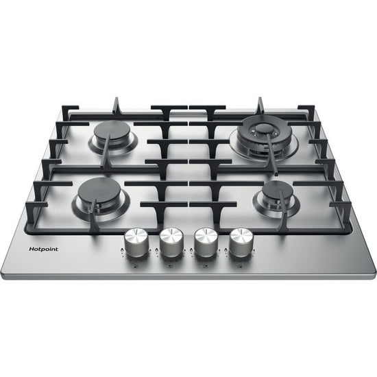 Hotpoint PPH60GDFIXUK 60cm Gas Hob - Stainless Steel