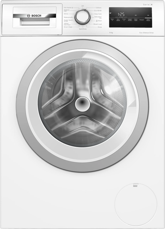 Bosch WAN28258GB Series 4 8kg 1400 Spin Washing Machine (White, A Rated)