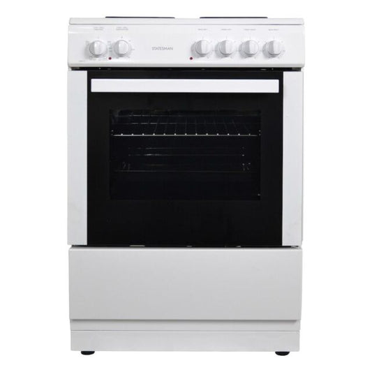 Statesman Napier2 60EW 60cm Single Cavity Electric Cooker, White