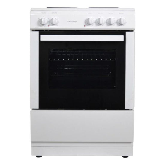 Statesman Napier2 60EW 60cm Single Cavity Electric Cooker, White