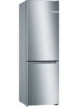 Bosch KGN34NLEAG Series 2 Fridge Freezer 60cm, Frost Free, Silver/Inox, E Rated - alternate view
