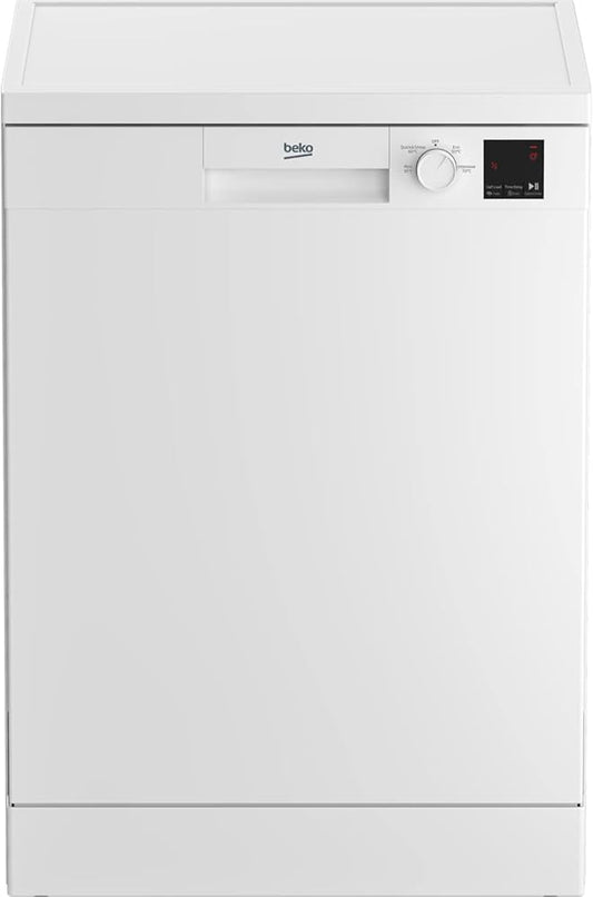 Beko DVN04320W Freestanding Dishwasher – 60cm, 13 Place Settings, White - alternate view