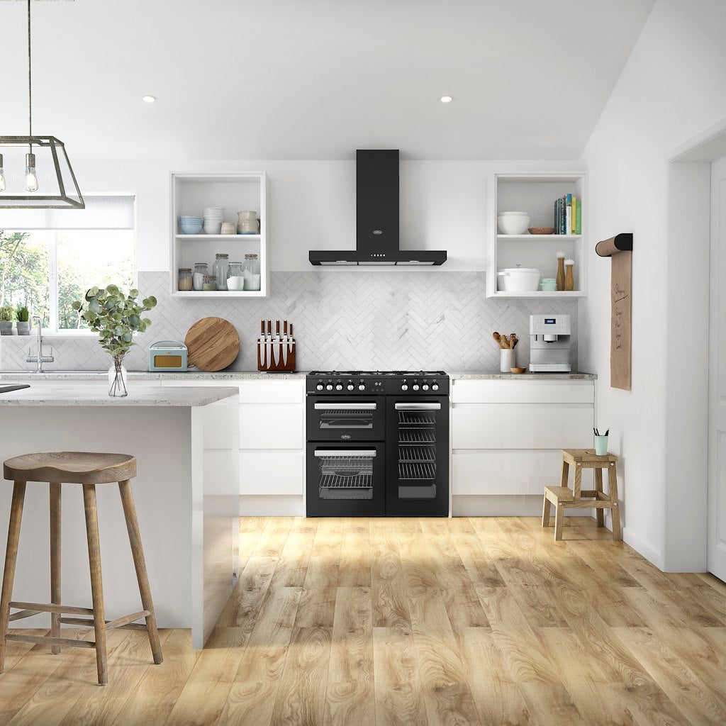 Belling RCA COOKCENTRE 90DF 90cm Dual Fuel Range Cooker - Black