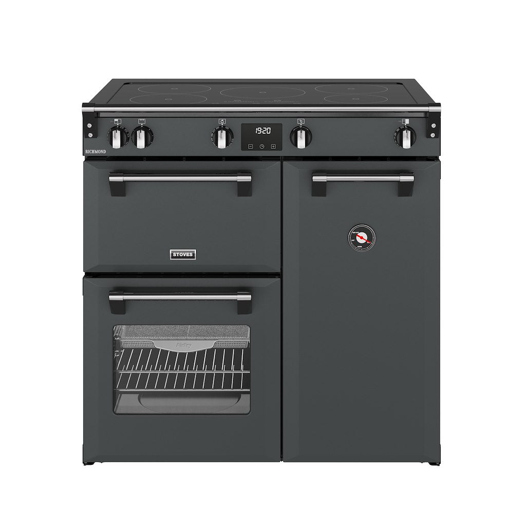 Stoves RCA RICH 90Ei TCH 90cm Richmond Electric Induction Touch Range Cooker - Anthracite