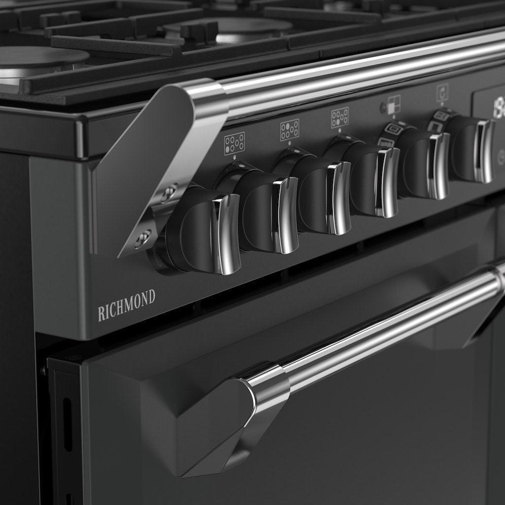 Stoves RCA RICH 100DF 100cm Richmond Dual Fuel Range Cooker - Anthracite