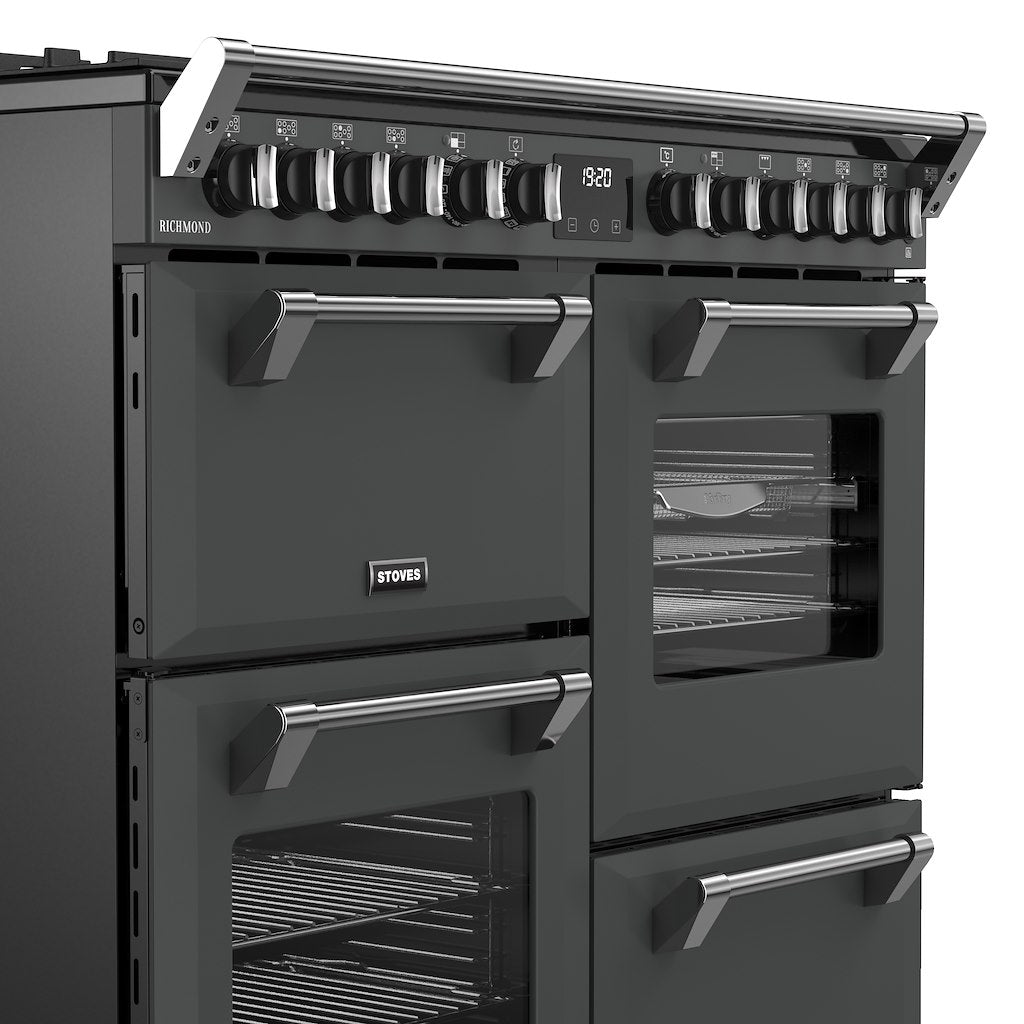 Stoves RCA RICH 100DF 100cm Richmond Dual Fuel Range Cooker - Anthracite