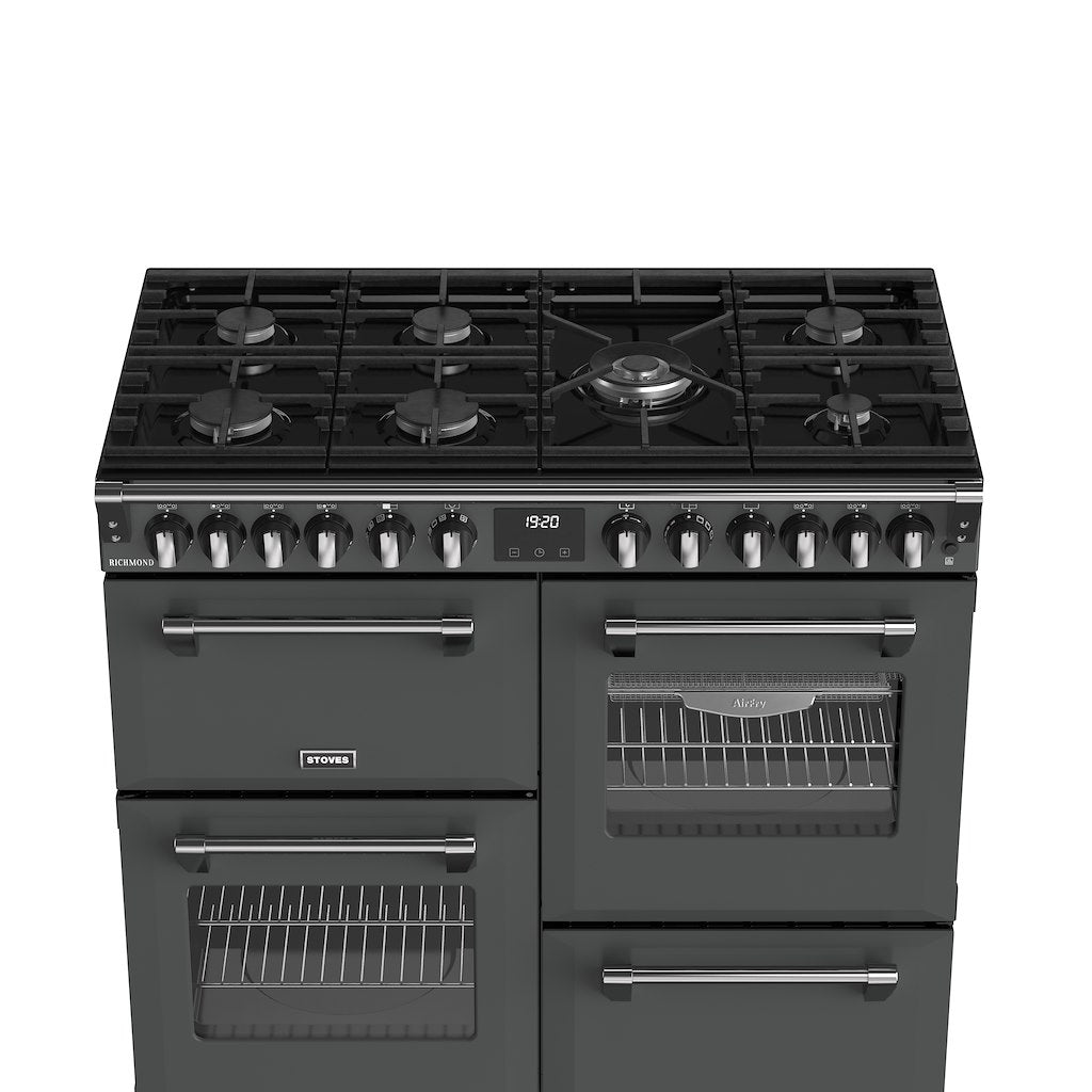 Stoves RCA RICH 100DF 100cm Richmond Dual Fuel Range Cooker - Anthracite