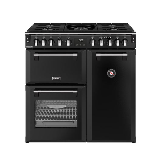 Stoves DX RCA RICH 90DF 90cm Richmond DX Dual Fuel Range Cooker - Black