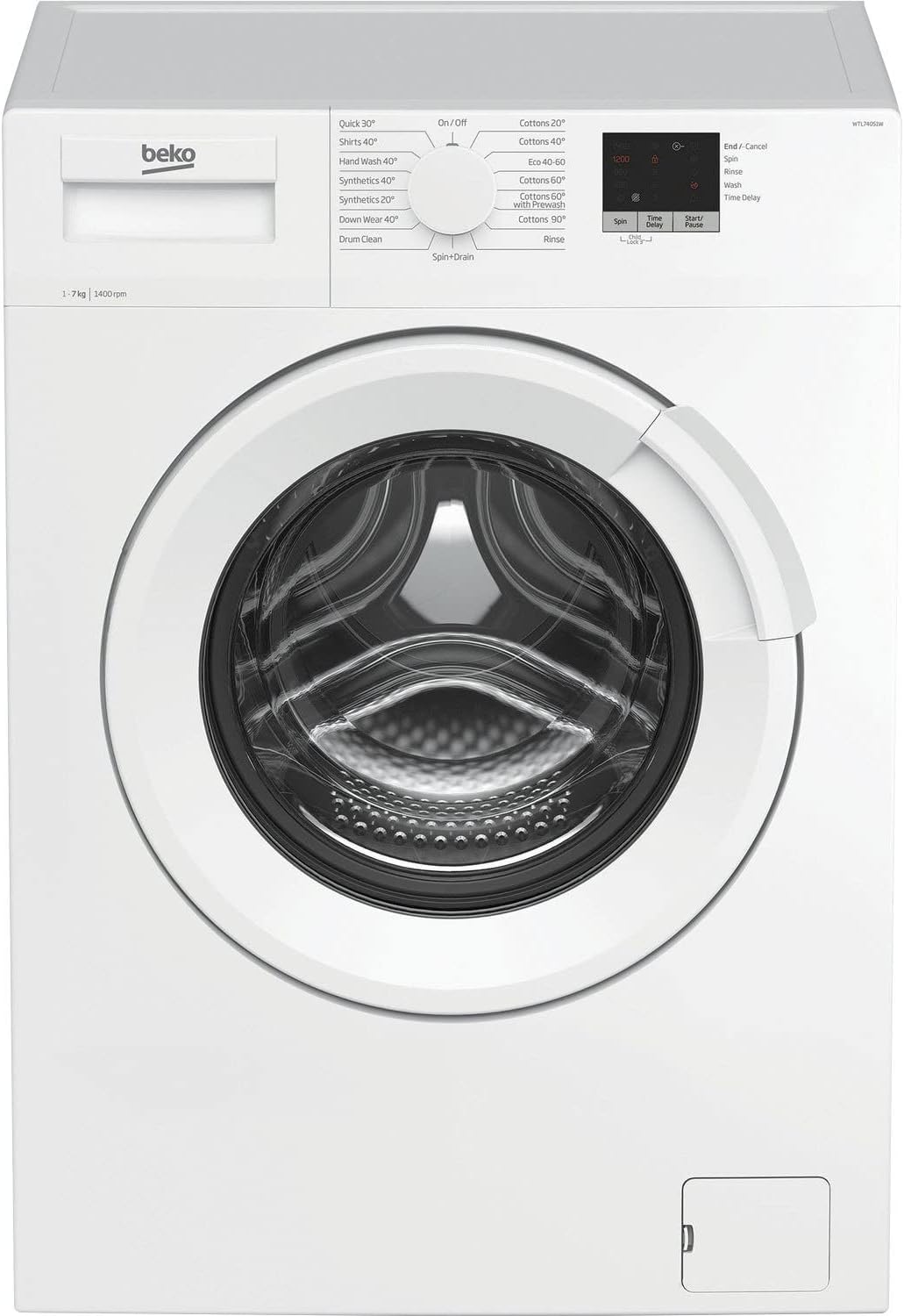 Beko WYL74051W Freestanding Washing Machine