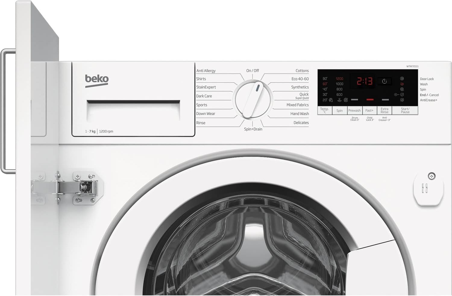 Beko WTIK72111 Built-in Washing Machine