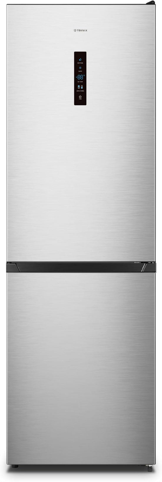 Teknix FFH1860X 60cm 304L Frost Free Fridge Freezer Brushed Steel