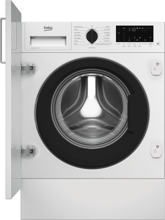 Beko WTIK84122F 8kg 1400rpm Integrated Washing Machine