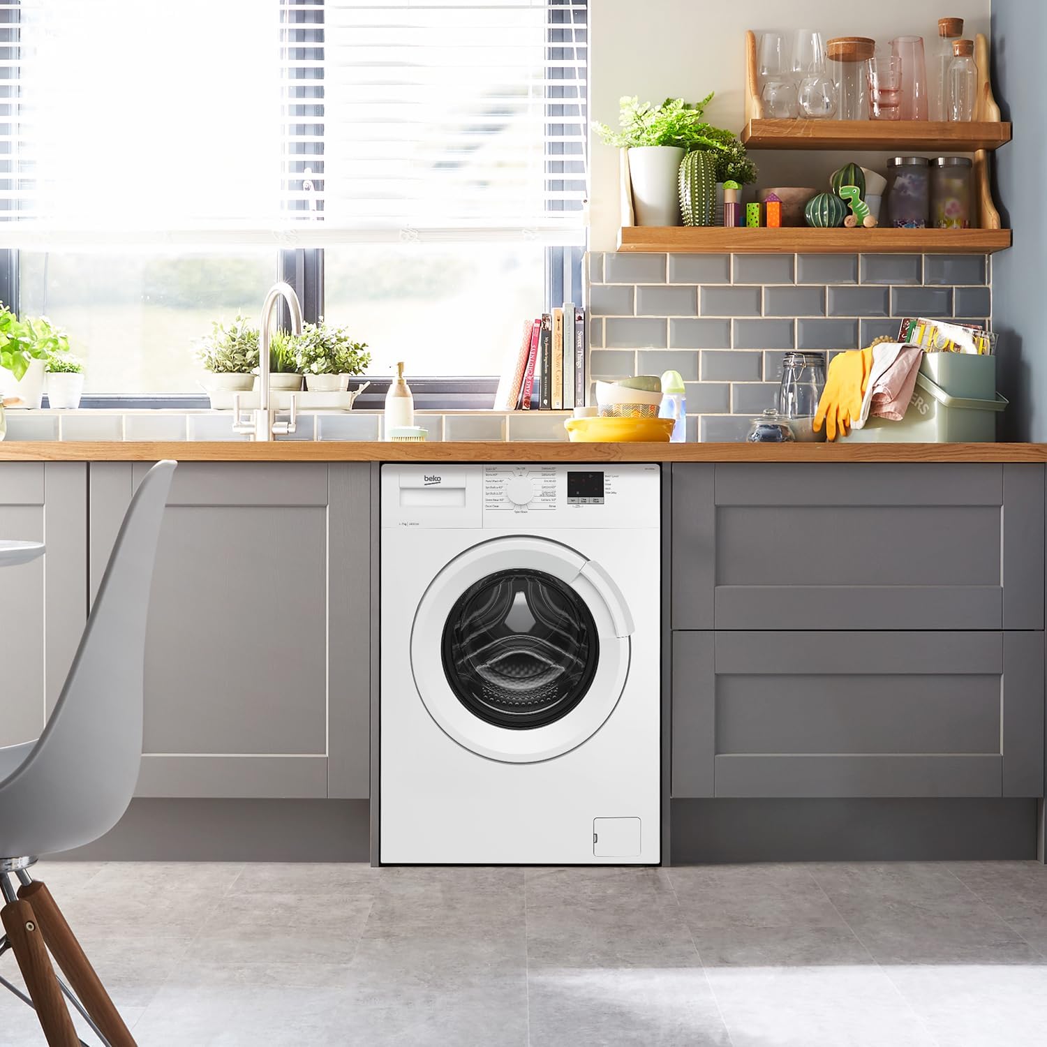 Beko WYL74051W Freestanding Washing Machine