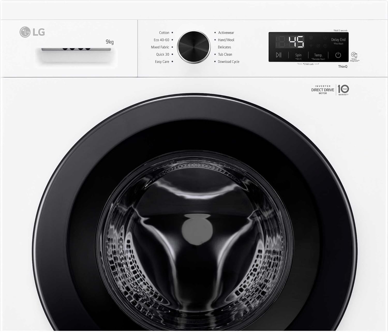 LG F4X1009NWK Freestanding Washing Machine