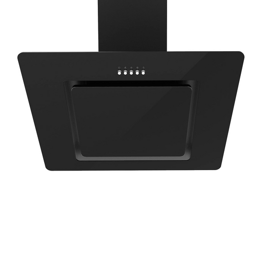 Statesman ACH160BL 60cm Angled Chimney Cooker Hood - Black Glass
