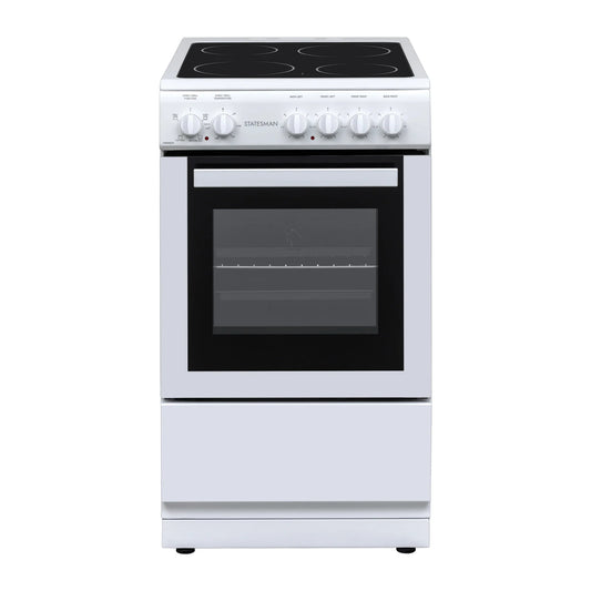 Statesman DELTA50E 50cm Single Cavity Electric Cooker White - alternate view