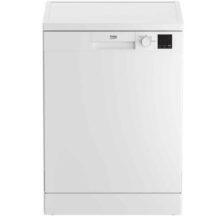 Beko DVN04320W Freestanding Dishwasher – 60cm, 13 Place Settings, White