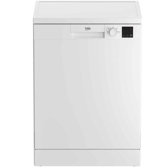 Beko DVN04320W Freestanding Dishwasher – 60cm, 13 Place Settings, White