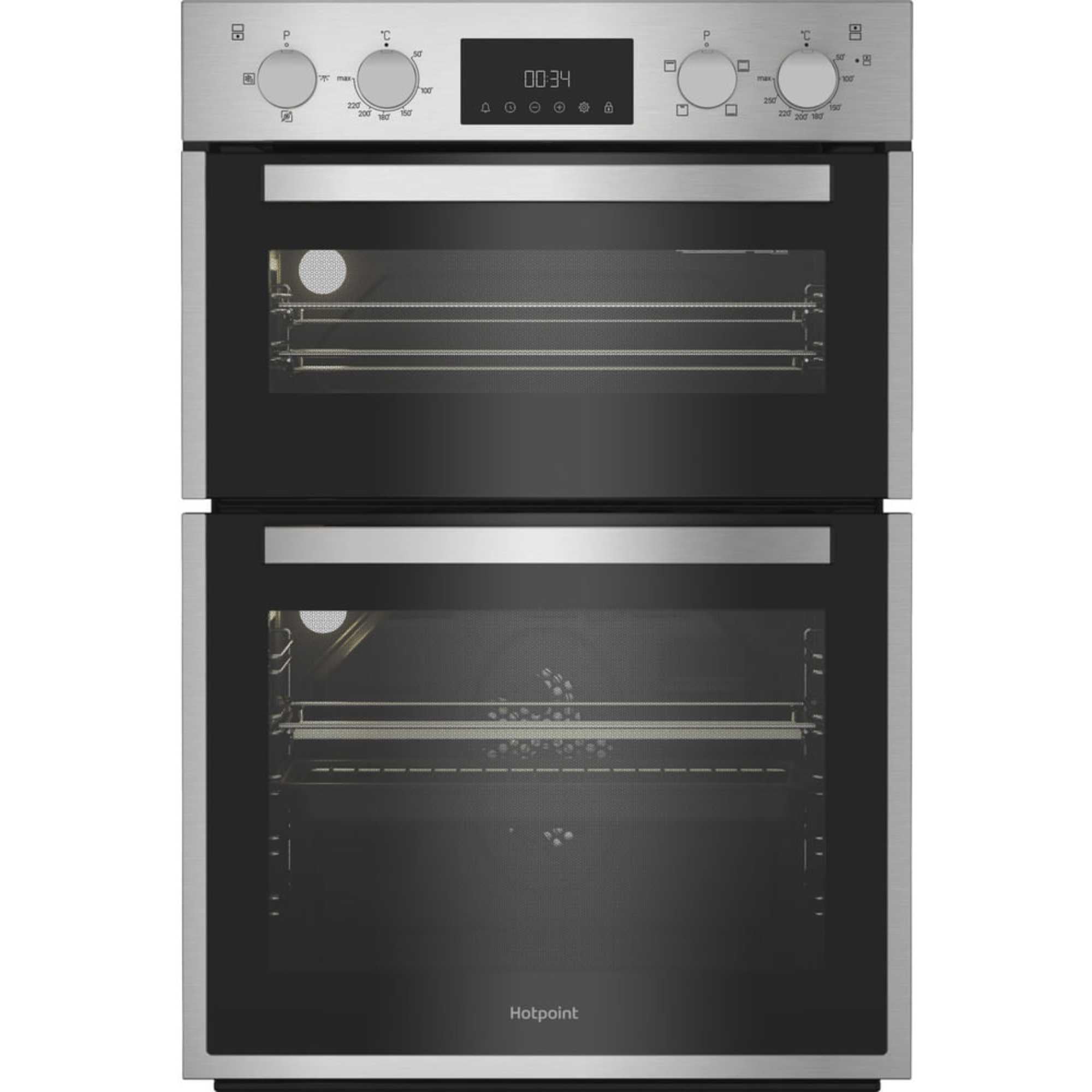 Hotpoint DIH10DIX Built-In Electric Double Oven Stainless Steel