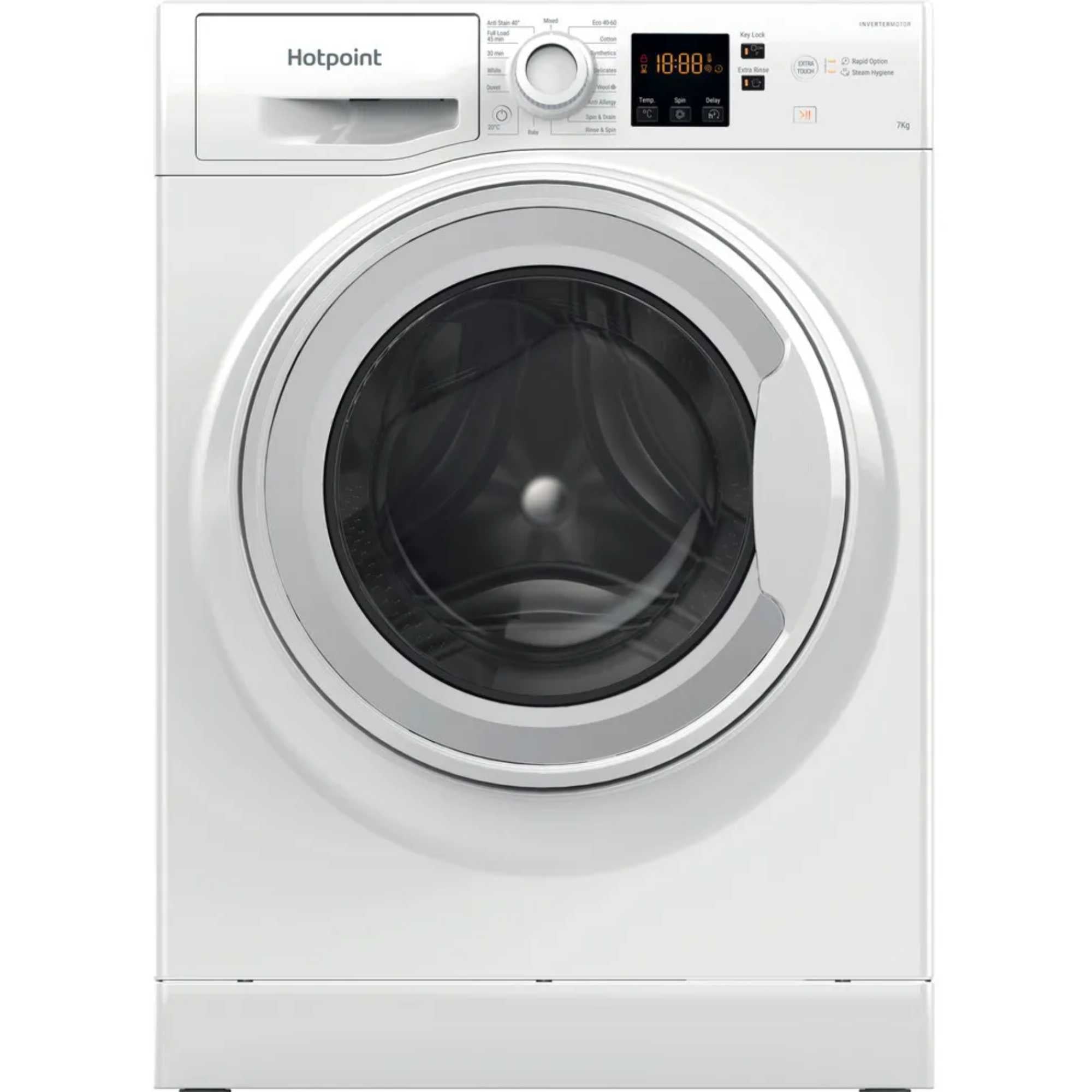 Hotpoint NSWF7469WUK 7kg 1400rpm Anti-Stain Freestanding Washing Machine - White