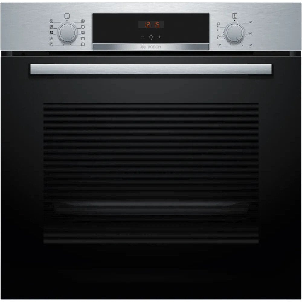 Bosch Series 4 HQA534BS3B Built-in Single Oven with Added Steam - Stainless Steel