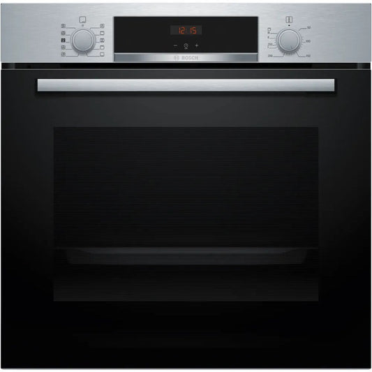 Bosch Series 4 HQA534BS3B Built-in Single Oven with Added Steam - Stainless Steel