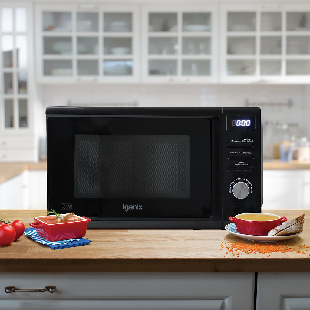 Igenix IGMD0820B 20 Litre 800W Digital Microwave - Black