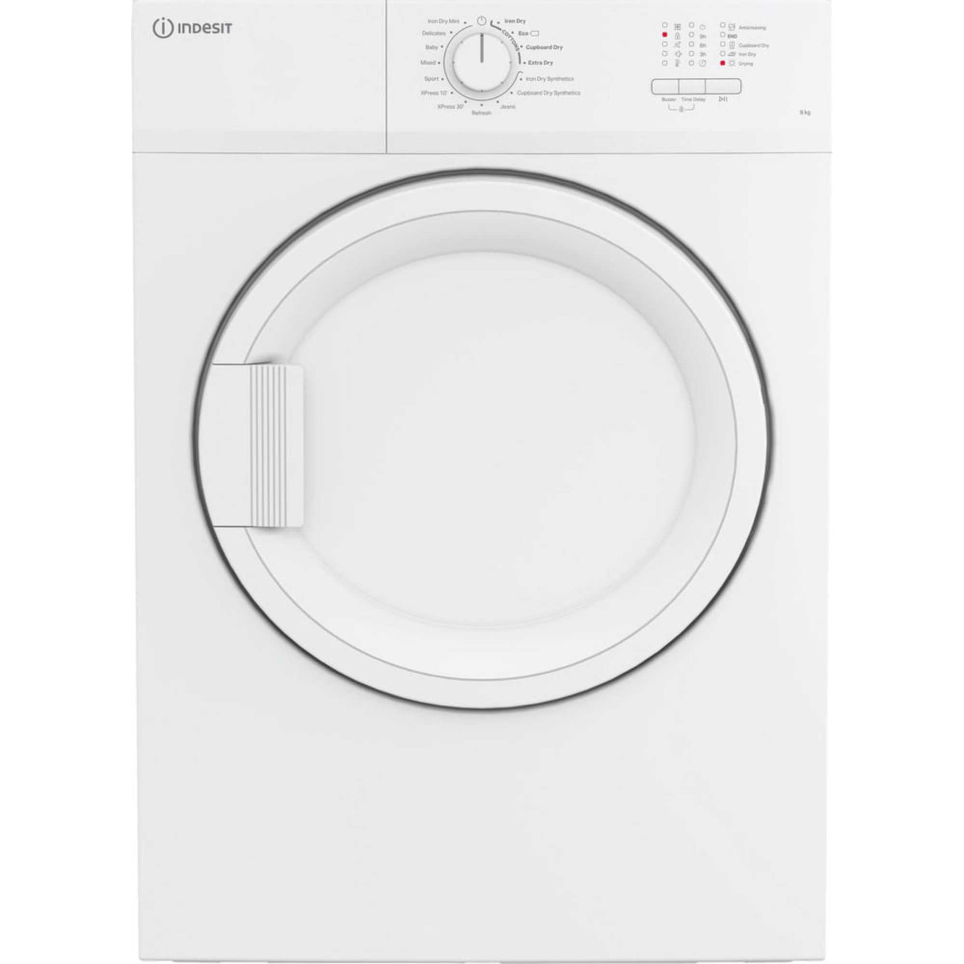 Indesit CYDA81WWGLUK 8kg Vented Tumble Dryer White