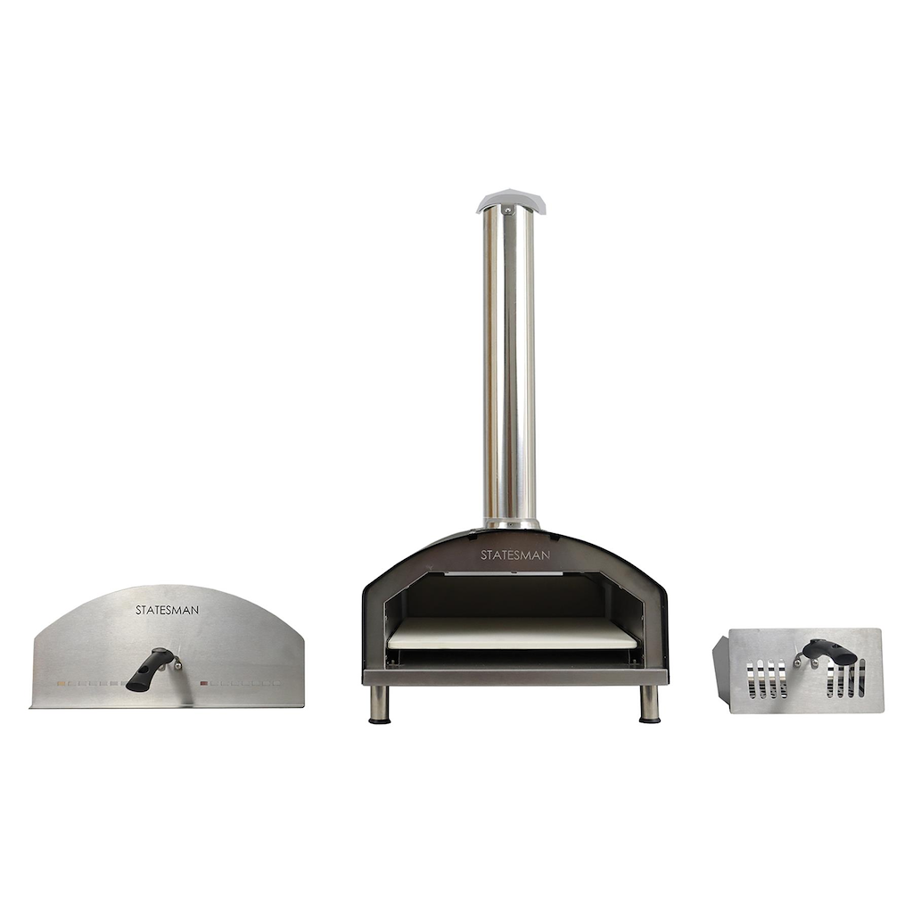 Statesman SKPO0W13SS 13 Inch Wood Pizza Oven