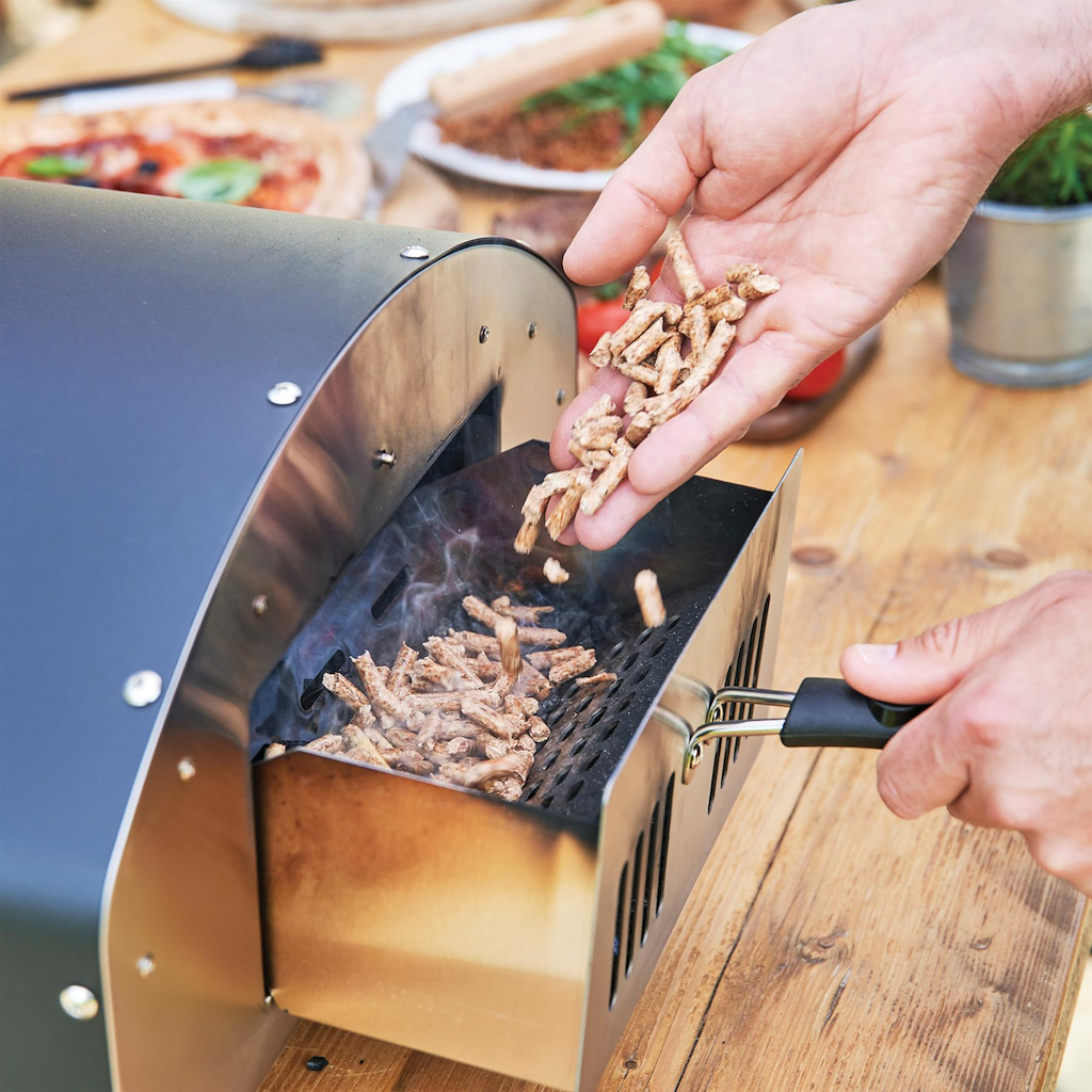 Statesman SKPO0W13SS 13 Inch Wood Pizza Oven