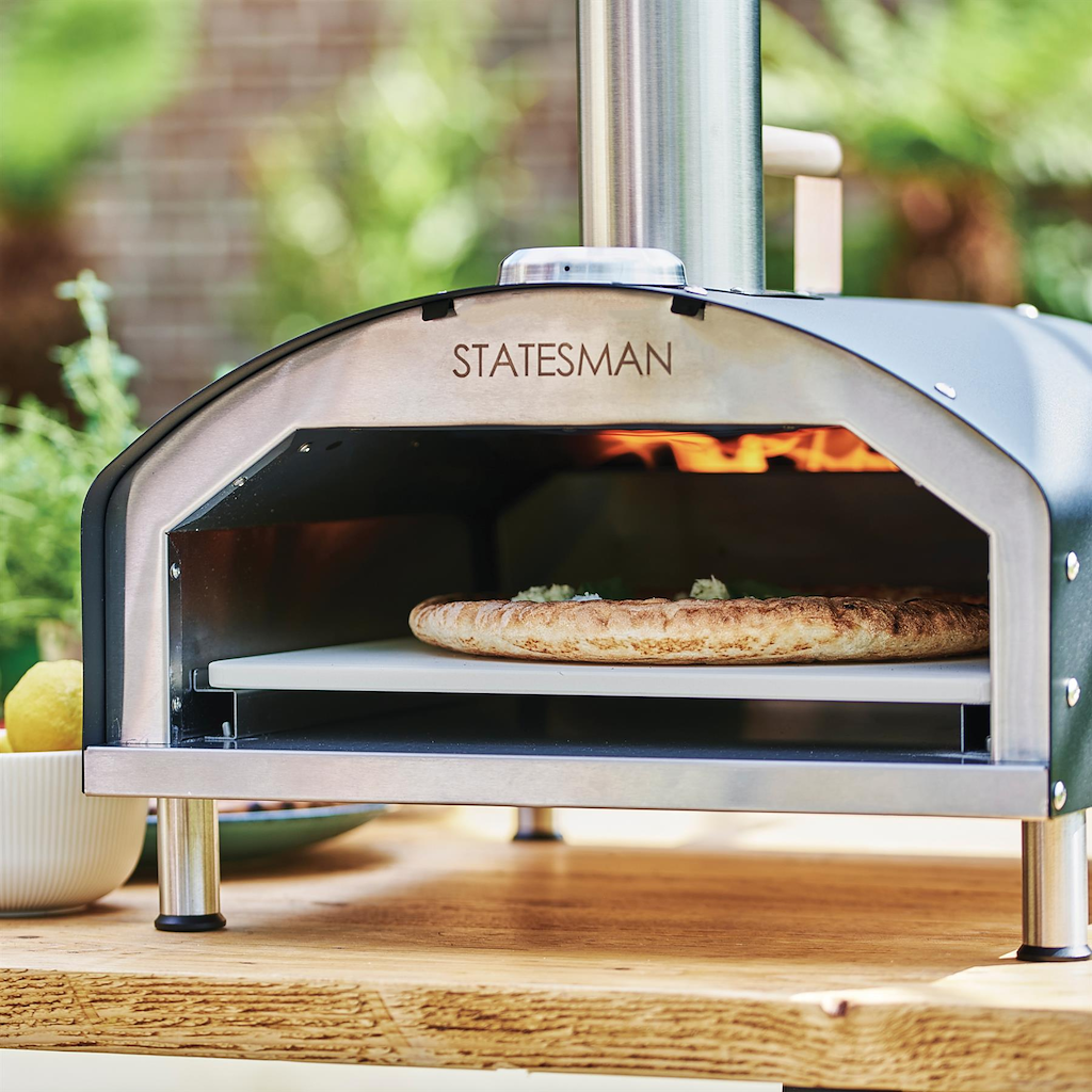 Statesman SKPO0W13SS 13 Inch Wood Pizza Oven
