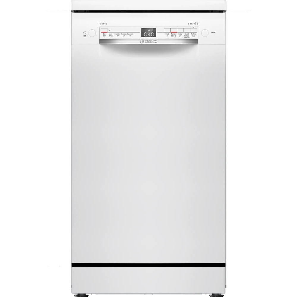 Bosch Series 2 SPS2IKW01G 45cm Slimline Freestanding Dishwasher - White