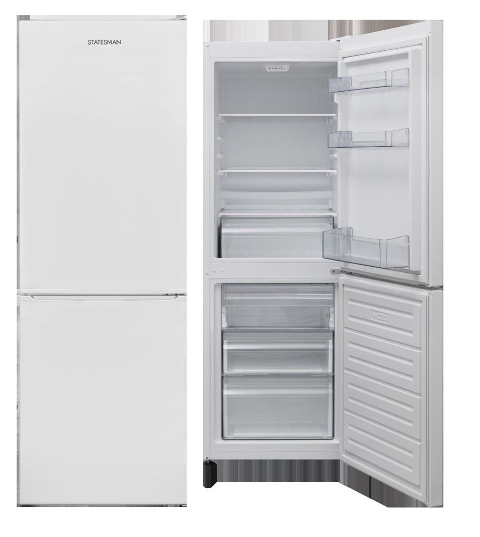 Statesman FO1554FFW 54cm 220L Freestanding 50/50 Frost Free Fridge Freezer White