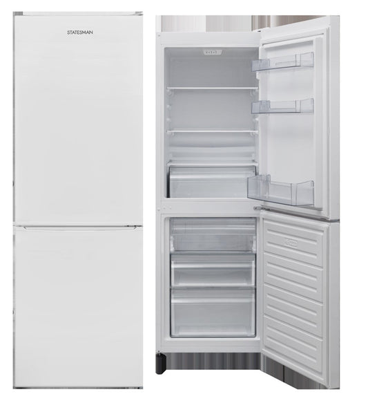 Statesman FO1554FFW 54cm 220L Freestanding 50/50 Frost Free Fridge Freezer White