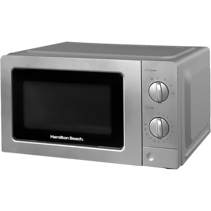 Hamilton Beach HB70T20S 20L 700W Compact Solo Microwave - Silver