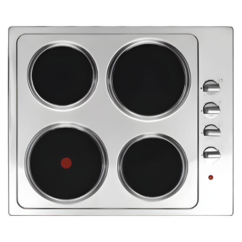 Statesman EH160SS 60cm 4 Plate Electric Solid Hob Stainless Steel