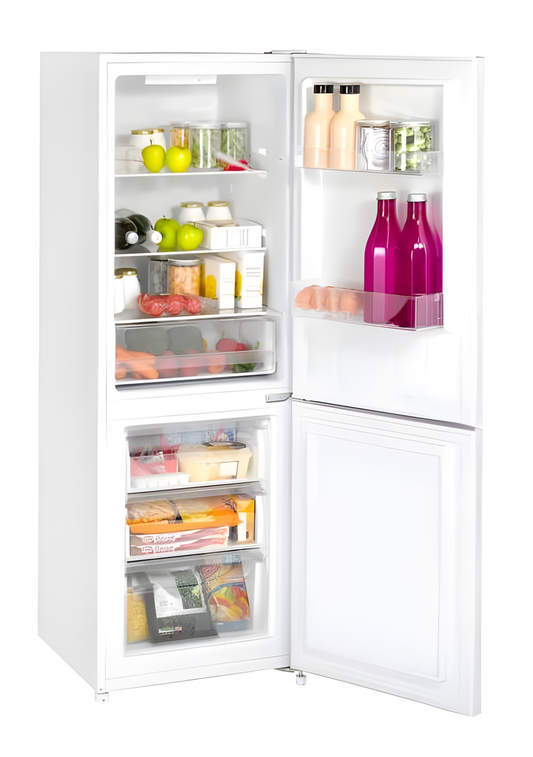 Teknix SMF165W/E 55cm 227L Smart Frost Fridge Freezer, White