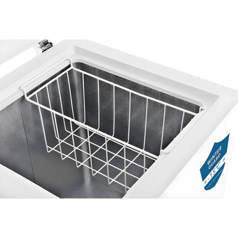 Teknix CH142 Chest Freezer (White, 142L, E Rated)