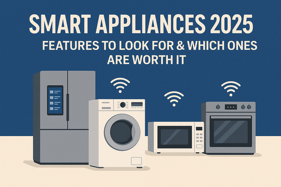 Smart home appliances - modern appliance repairs and sales at Grange Electrical Wirral